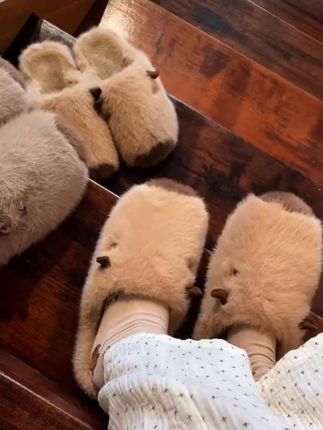 舒适耐穿,情侣卡通棉拖,舒适有型,好穿不贵#拖鞋