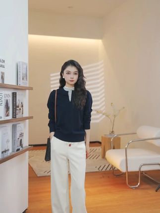 从容不在于抢眼 而在于让人回味 #二倍速穿搭 #抖音秋上新