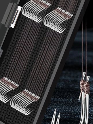 老刀飞磕碳芯子线双钩绑好成品鱼钩大力马暴力罗非钩草鲤鱼钓鱼钩#户外用品 #渔具用品 #鱼钩 #好东西一起分享 #好物推荐 @DOU+上热门 @巨量千川 @小店随心推