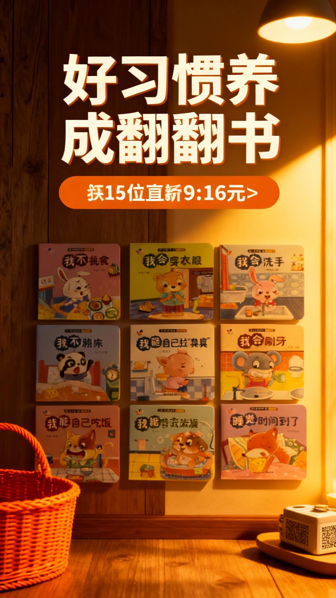 好习惯养成翻翻书 1-6岁宝宝绘本行为习惯教养早教启蒙童书全10册 3640050420275117868#生活好习惯 #行为小准则 #品德教养书 #早教启蒙册 #宝宝好习惯