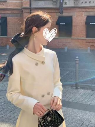 逆光千金 贵气露思小外套赫本风伞裙显气质名媛两件套装D833#面料柔软舒适 #显白 #遮肉显瘦 #百搭 #显比例穿搭来啦