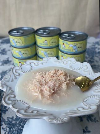 谁家小猫不爱喝水的有福了!钱饱饱家羊奶炖鸡罐补水又长肉! #羊奶炖鸡罐 #猫罐头 #猫咪辅食 #养猫 #科学养宠攻略