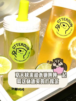 实测封神的夏天饮品!水獭吨吨这杯柠檬茶冰爽带劲,喝过都说好! #夏日饮品 #仙女都在喝什么 #夏日必备 #柠檬水 #柠檬液