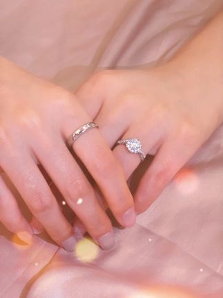 美哭|洗澡都舍不得摘的情侣对戒💍 颜值很高 日常戴也很合适#结婚必备 #情侣对戒 #幸运配饰 #订婚戒指 #送礼物首选