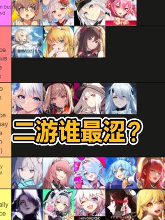 海外论坛评选最绅士二游!合理吗? #二游
