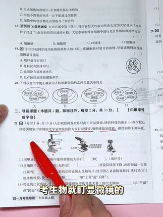 七年级第一次月考很重要,让孩子刷透练透这套试卷,进入重点班不是梦#七年级#月考