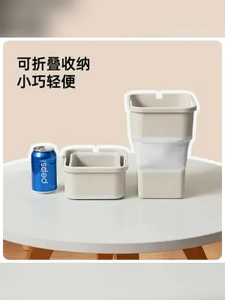 物空车载折叠垃圾桶 多功能旅游车内用品自驾游露营宿舍洗车便携
