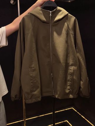 立领立体设计卫衣外套痞帅美式简约 #男生穿搭 #品质男装 #男装潮流猎人