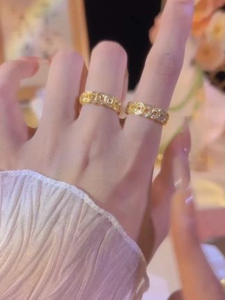 【钱多多】铜钱戒指 重工时尚 轻奢戒指ins小众不掉色 开口可调节 #钱多多 #铜钱戒指 #开口可调节戒指 #轻奢戒指 #ins小众戒指