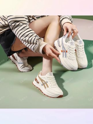 郝邵文推荐百搭厚底休运动鞋女2025春新款小众设计感小白鞋#运动鞋 #小白鞋 #女鞋 #百搭鞋 #软底软面穿上超舒服