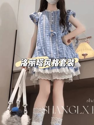 巨高品质,洛丽塔风格超甜美!元气感满满的#夏季穿搭 #高品质童装 #小清新穿搭 #洛丽塔 #洛丽塔女孩