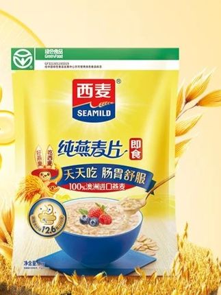 郝劭文推荐#纯燕麦片 #麦片 #即食谷物 #营养代餐 #西麦早餐 【西麦】纯燕麦片1000g即食谷物速食冲饮营养早餐d