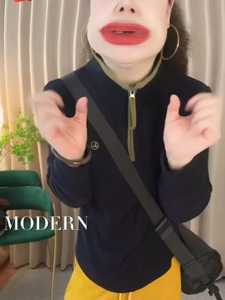 #谁穿谁好看 #显瘦穿搭 爆款时尚百搭拼色半拉链显瘦休闲暖绒衫#内搭外穿都好看 #爆款热卖中 #打底衫
