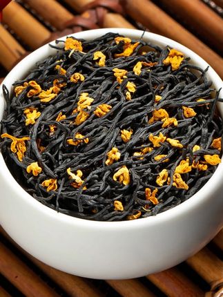 桂花红茶正山小种红茶蜜香浓香型丹桂花武夷红茶罐装严选250g#红茶 #桂花茶 #香浓茶 #罐装茶 #正山小种