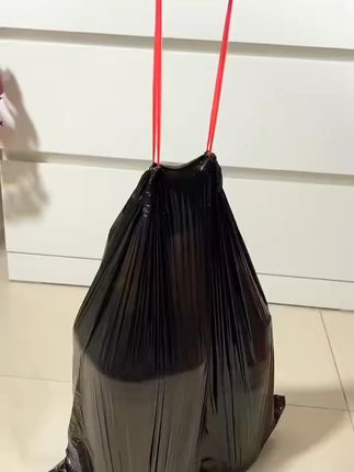 家用一次性抽绳垃圾袋家有手提式加厚垃圾袋宿舍家庭好物必备#家用垃圾袋 #一次性 #加厚垃圾袋 #抽绳设计 #手提式