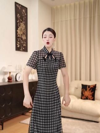 2025夏季短袖显瘦轻奢时尚气质大码连衣裙 2025夏季短袖显瘦轻奢时尚气质大码连衣裙#每日搭配分享👗时尚穿搭 #轻奢女装 #时尚穿搭 #简约穿搭 #大码连衣裙