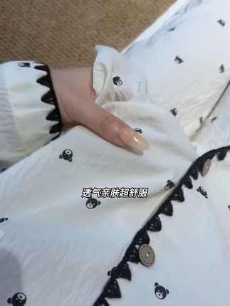 一整套穿着好舒服~软软的 #睡衣分享 #家居服睡衣 #睡衣套装 #秋冬睡衣 #睡衣