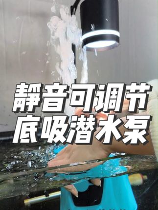 好用不贵的水泵,静音防干烧,还给你质保两年,给家里鱼缸水桶抽水换水,水循环你就用上它!#水族器材#水泵#观赏鱼#水族