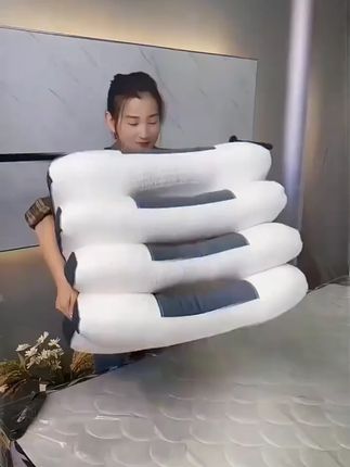 【2只装】试睡7天枕头枕芯家用助睡眠护颈椎宿舍男女专用#家用枕头 #试睡7天 #护颈椎 #2只装 #宿舍用品