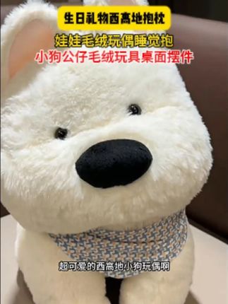 【冲销量】西高地小狗玩偶大羊毛 #玩偶 #毛绒玩具 #超便宜超划算 dd