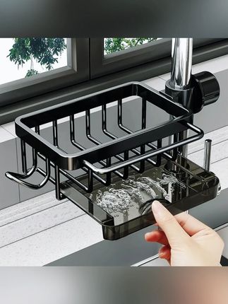 厨房水龙头置物架洗碗洗菜池水槽用品家用沥水篮多功能抹布收纳架#厨房好物 #水龙头置物架 #家用收纳 #厨房用品 #多功能沥水篮