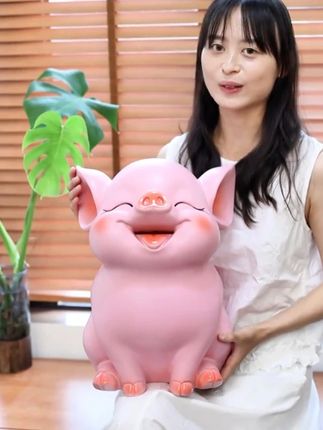 我想把这个大猪存钱罐推荐给每个零钱乱丢的家庭。 #存钱罐 #只进不出存钱罐 #大容量存钱罐 #礼物推荐 #小猪存钱罐