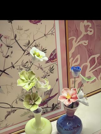 “收花的人幸福,送花的人就是双倍幸福” #发现中秋好礼 #花好月正圆 #陶瓷花 #景德镇陶瓷 #器物美学