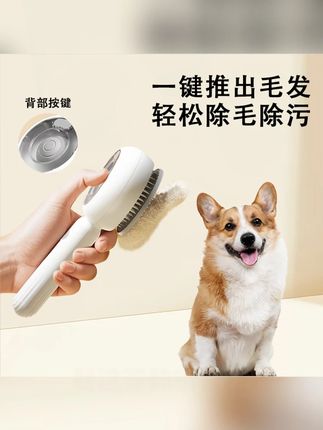 宠物梳子喷雾梳猫咪狗狗去浮毛蓝光梳毛神器清理长毛打结除毛专用#宠物梳子 #喷雾梳 #打结除毛 #好物分享 #推荐好物