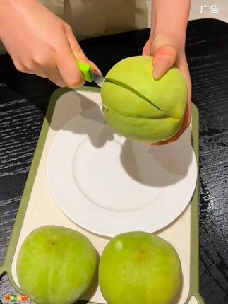 心心念念的山东青皮脆蜜桃终于买到了!脆甜如蜜 都是果园现摘现发 真的嘎嘣脆巨甜巨好吃#强烈推荐 #脆桃 #青州蜜桃 #新鲜应季水果 #优质农产品