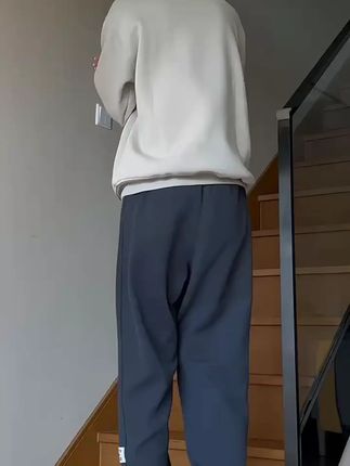 隐匿者秋季男裤,休闲宽松大码束脚超潮流! #大码运动裤 #直筒宽松裤 #男生新款裤 #男士潮流裤 #大码男裤