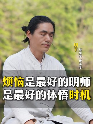 烦恼是最好的明师是最好的体悟时机 #明了智慧之道 #烦恼即菩提 #借假修真