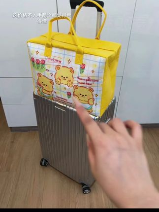 开学能不能优雅返校就靠它了!真的太能装了放行旅箱推着就很方便 #开学必备 #出差旅行必备 #旅行包#优雅返校#收纳袋
