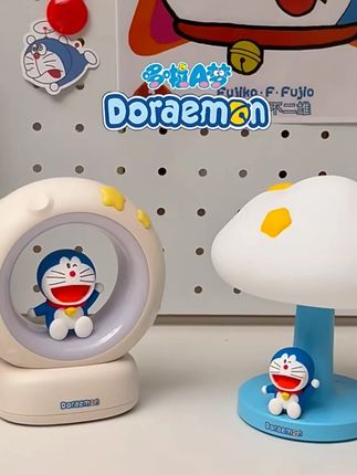 星伴月新款哆啦a梦床头小夜灯送女朋友生日礼物儿童卧室伴睡台灯