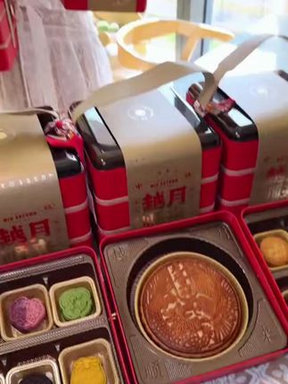 2025新款中秋桃山皮奶黄流心月饼,送礼长辈超合适! #奶黄流心月饼 #中秋送礼佳品 #中秋月饼礼盒 #2025新款月饼 #月饼送长辈
