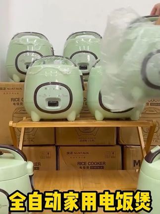 金正迷你电饭煲一键煮饭1.8升2人家用小型全自动宿舍不粘电饭锅#好物推荐🔥 #厨房小家电 w