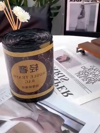 【9️⃣.9️⃣200个】小熊印花抽绳垃圾袋加大厚家用抽绳卫生间不透抽绳
