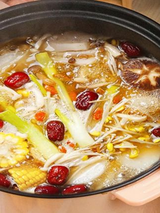 佳仙锅主菌汤火锅底料50*8袋 独立小包装一人份清汤不辣火锅底料#火锅底料 #菌汤火锅 #一人食火锅 #独立小包装 #佳仙火锅底料