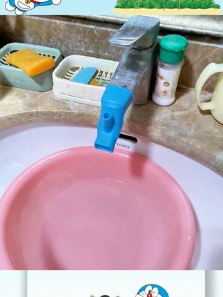 家里的水龙头嘴偏短,溅水严重,水渍不好清理的,可以看看这款硅胶延长水嘴 #居家好物