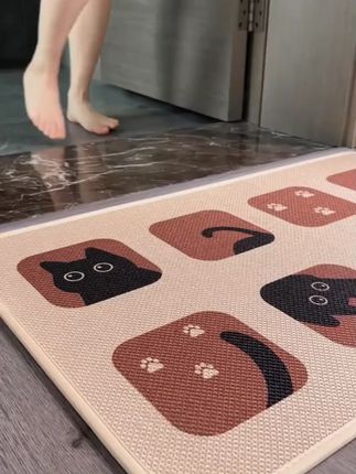 亚麻编织浴室地垫卫生间吸水垫防滑垫入户门垫卫生间垫脚垫速干垫#亚麻地垫 #浴室地垫 #吸水防滑垫 #卫生间地垫 #速干地垫