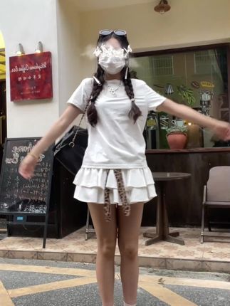 忙有价值,闲有滋味 #夏季新款 #短袖t恤 #ootd穿搭 #小个子穿搭 #恋夏风 ,