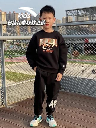 #男生穿搭 #安踏儿童 #秋款卫裤 #童装 #秋冬穿搭