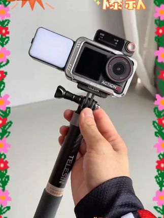 米丢适用大疆action5pro金属快拆兔笼action4支架快拆底座vlog#适用大疆action5pro #action4支架 #快拆底座 #金属快拆 #好物推荐🔥