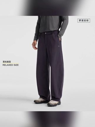 #潮流穿搭 #工装裤 #牛仔裤 #春夏新款 #工装风 【简单裤】BODYDREAM流光风弯刀裤男梭织运动裤茧型裤子直筒休闲裤