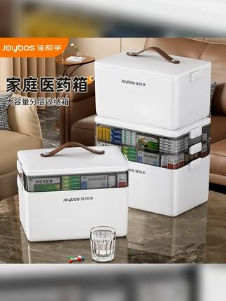 家庭药箱升级必备 佳帮手大容量医药箱,药品收纳一步到位!2025新款,多层设计,便携又实用,再也不用担心药品混乱啦~ #收纳整理 #佳帮手药箱 #居家好物 #储物箱 #医药箱