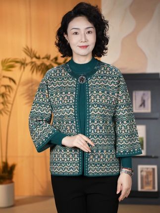 #妈妈装 你陪我长大,我陪你白发#中老年女装 #套装 #谁穿谁好看#宽松遮肚