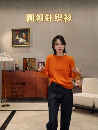 SHIIEELL【无缝彩点】气质多色百搭圆领针织毛衫 #毛衣 #穿搭 #百搭上衣 #简约穿搭 #姣爷穿搭