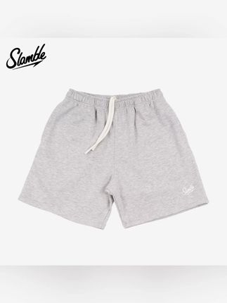 SLAMBLE美式休闲毛圈五分短裤男女健身四分裤宽松休闲吸汗运动#健身短裤 #休闲五分裤 #吸汗短裤 #美式短裤 #SLAMBLE短裤