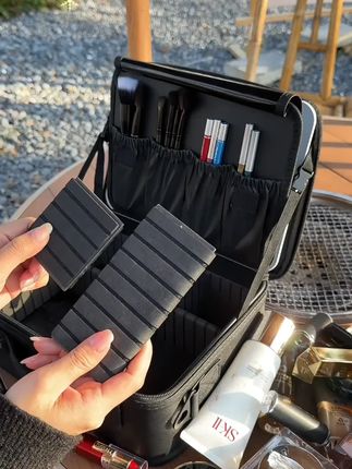 大容量牛津布化妆包女化妆品收纳包化妆师纹绣美甲工具包网红