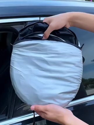 汽车遮阳挡【钛银不透光】汽车遮阳档防晒隔热遮阳折叠加厚防紫外线#汽车用品 #遮阳挡 #防晒隔热 #防紫外线 #折叠遮阳挡