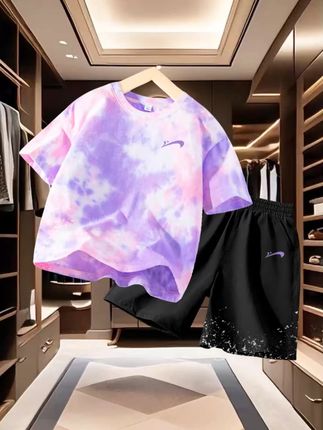 百搭儿童运动短裤。 #短袖套装 #面料柔软舒适 #儿童套装 #高品质童装